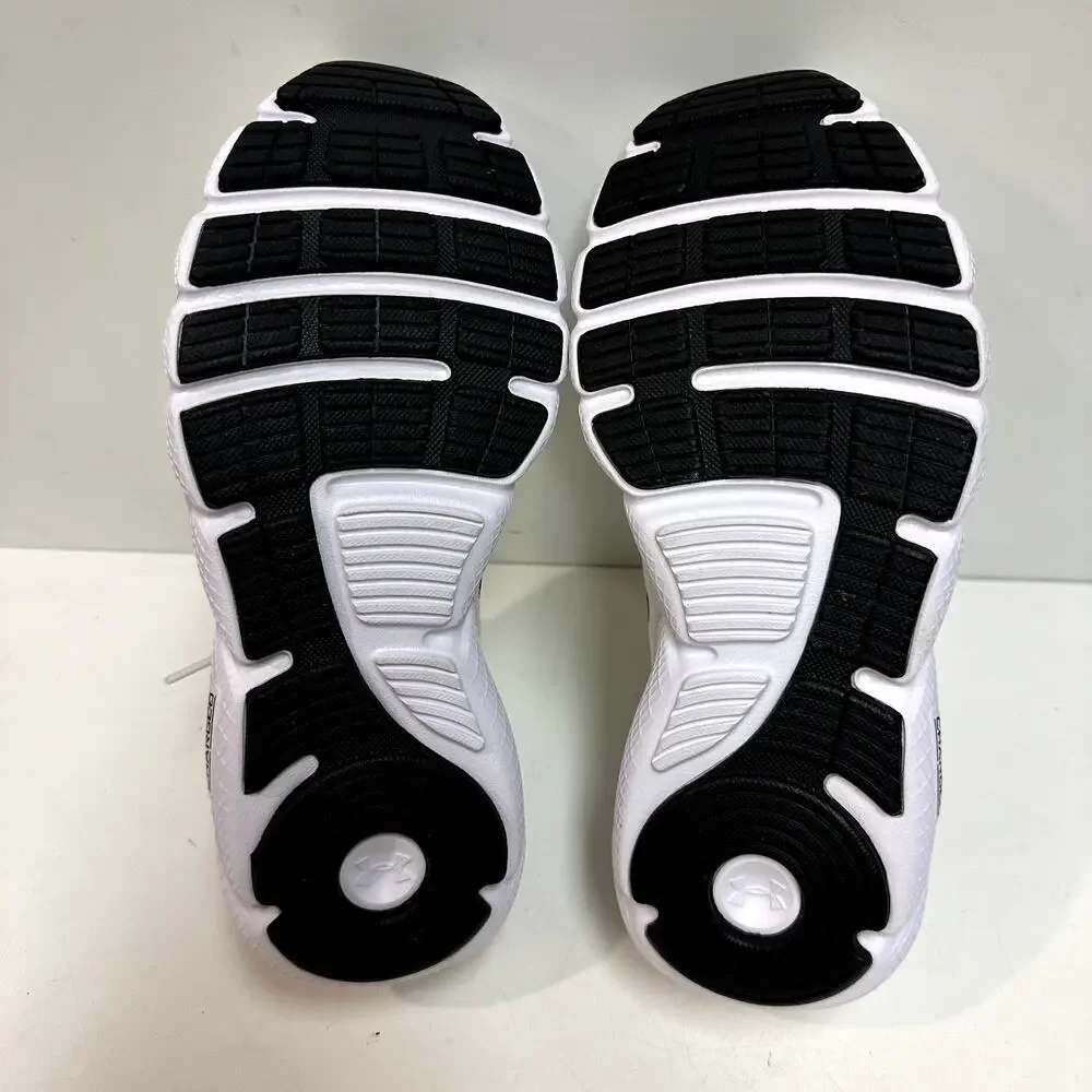 NIB NOS Under Armour W Charged Assert 9 White Sneaker Mesh Runner 7 Wide (D) - Picture 8 of 9